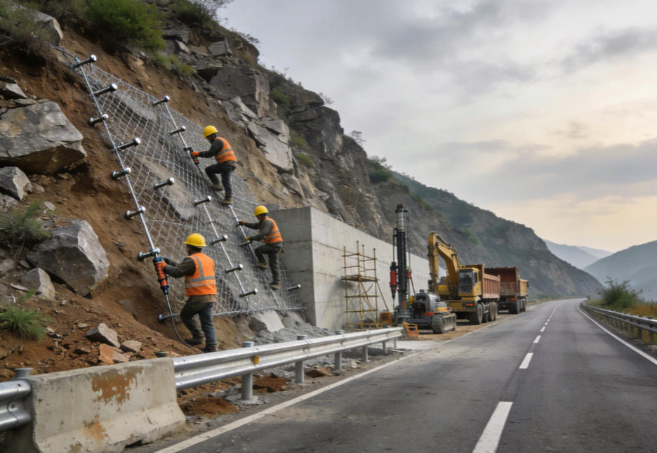 禅城公路道路护坡